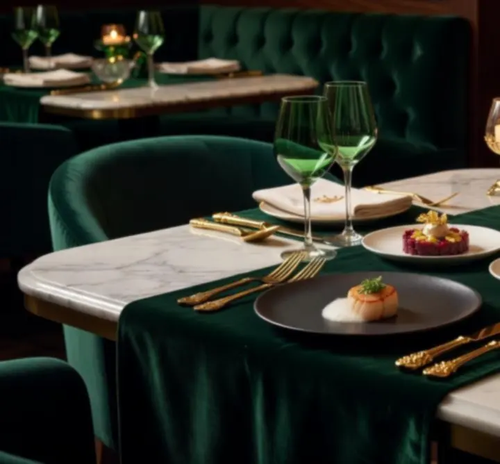 Signature chef tasting menu presented in a modern luxury Sydney dining room